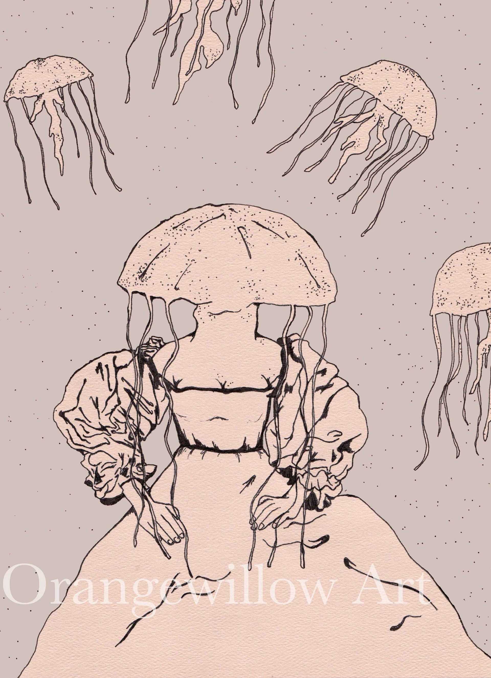 Jellyfish Queen Print